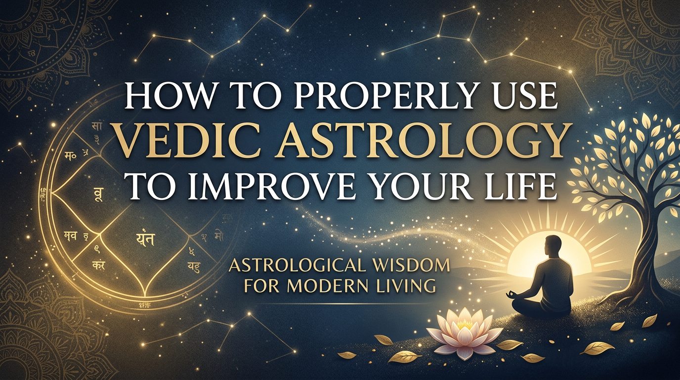 how to use vedic jyotisha